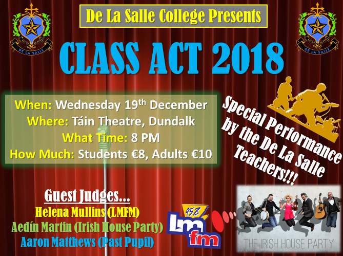 Class Act – Wednesday 19th December 2018
